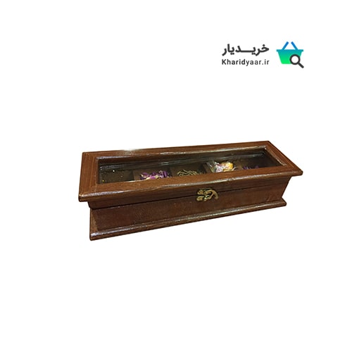 خرید ۴۵ مدل جعبه پذیرایی شیک چوبی و شیشه ای برای دمنوش و چای