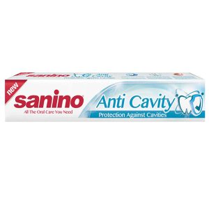 خمیر دندان سانینو مدل Anti Cavity Protection حجم 75 میلی لیتر